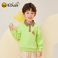 B.Duck 儿童长袖卫衣 Polo领 深卡其 100cm