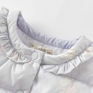 戴维贝拉（DAVE＆BELLA）白鸭绒儿童羽绒内胆女童羽绒服童装2024冬装新款宝宝衣服小童上衣
