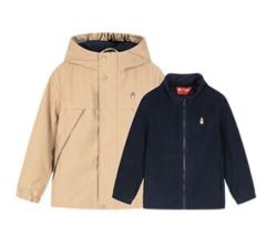 Hush Puppies 暇步士 童装儿童风衣两2件套
