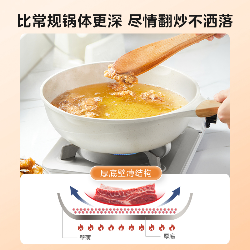 炒锅+煎锅+奶锅三件套