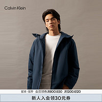 Calvin Klein Jeans【防风防泼水】24秋季男士ck山系户外连帽棉服J326431 PPK-藏青 XL