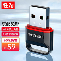 shengwei 胜为 USB蓝牙适配器5.1发射器 蓝牙音频接收器