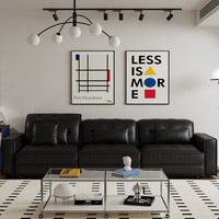 曲美家居lab多功能成长型模块沙发真皮艺方块客厅懒人沙发床岛屿沙发 布艺-羊绒白 单人沙发 1.3m 【无电动功能】