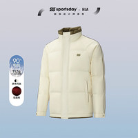 HLA海澜之家羽绒服24新运动SPORTSDAY外套男冬HWRAW4W068A 米杏镶拼9F 185/100A 2XL165~176斤