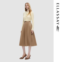 歌力思(ELLASSAY)2024秋季新款绵羊毛简约简约休闲外套针织衫女EWD353M02600