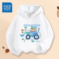 真维斯男童卫衣2024春秋中大童上衣儿童连帽上衣休闲衣服潮 sa连帽aw男童帅气aw05 160