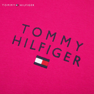 TOMMY HILFIGER女装美式复古运动字母旗标刺绣连帽套头卫衣卫衣XW0XW02908