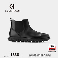 colehaan/歌涵 男士皮靴 24年秋季休闲时尚牛皮革切尔西时尚短靴C38694 黑色 4