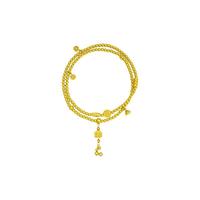 CHOW TAI FOOK 周大福 传承系列 F229319 美满莲连足金手链 50cm 38.18g