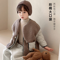 棉花堂可爱风秋冬新款棉服小童男宝宝短款棉服外套加厚保暖ss