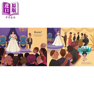 Diobelle Cerna Roman Holiday 电影绘本小说 罗马假日 英文原版 图书 儿童文学绘本 小说故事图画书