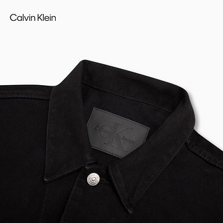 Calvin Klein Jeans【金珉奎同款】24秋季男士ck复古美式牛仔外套40EM785 JW4-牛仔黑 XS