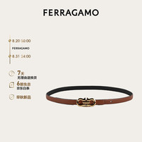 菲拉格慕(Ferragamo)女士铁锈色皮带 0776828_C _ 95 95(2尺7)