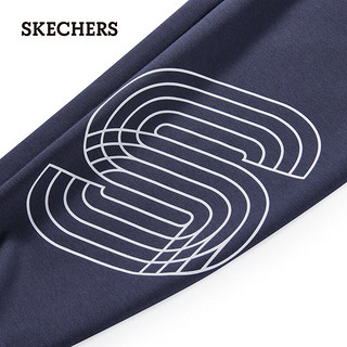 斯凯奇（Skechers）夏季男童中大童针织长裤舒适L323B050 奥德赛灰/026R 4XL