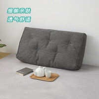 NITORI宜得利家居 家具 家用床头舒适大靠背长方形靠枕 HM002 N-SHLED 靠枕 HM002 N-SHLED 灰色 180cm