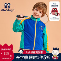 allo&lugh阿路和如童装男童运动外套休闲潮酷韩版