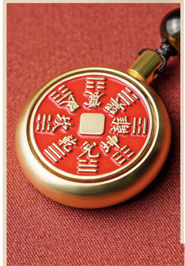 道家朱砂,山鬼花钱葫芦挂件