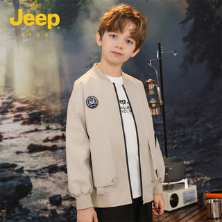 Jeep吉普童装儿童夹克外套2024秋季新款男童女童防水防风上衣