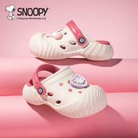 SNOOPY史努比童鞋儿童拖鞋夏软底宝宝洞洞鞋男女童家居小孩防滑包头凉拖