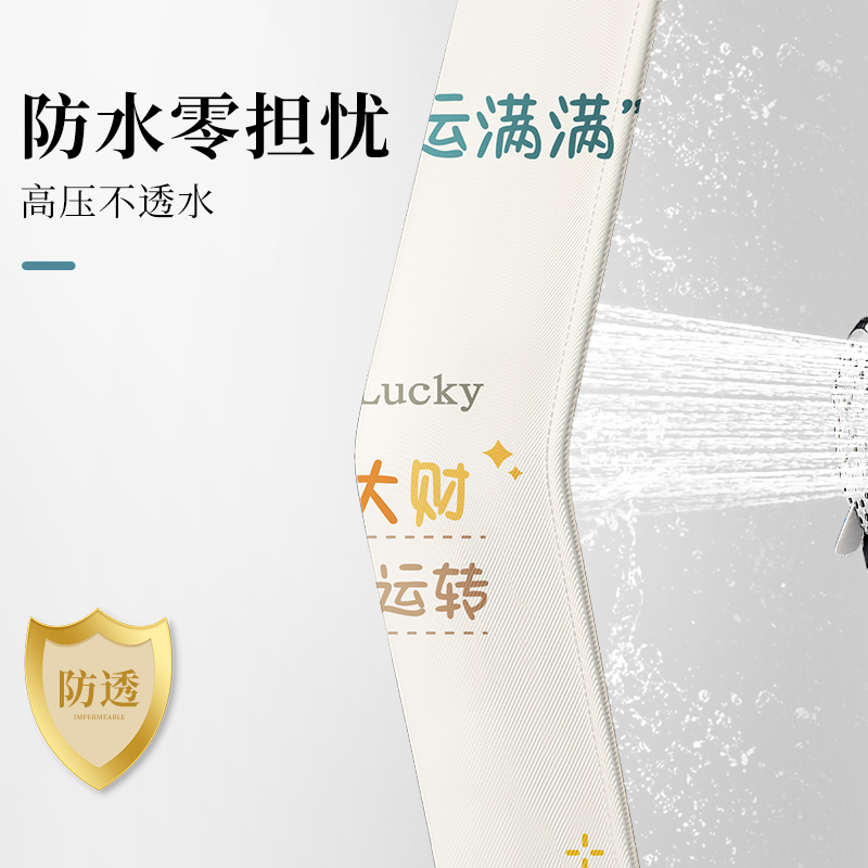 浴室隔断帘浴帘防水防霉淋浴帘布帘子洗澡间免打孔卫生间门帘套装