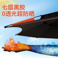 2024防暴雨钓鱼伞大钓伞2.4万向加厚雨伞防风遮阳防雨垂钓伞