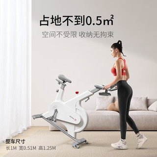 野小兽（YESOUL）动感单车家用智能静音磁控调阻力燃脂自行车室内运动器材车 M1P标准版/100档磁控阻力/速燃环