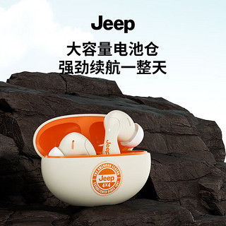 Jeep吉普【美国户外品牌】真无线蓝牙耳机全新入耳式双耳降噪运动游戏低延迟音乐高音质JP EW121黑灰 JP EW121【环境降噪】黑色