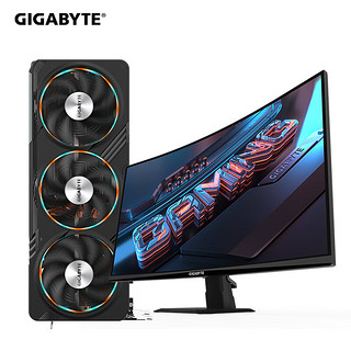 技嘉魔鹰4070 Super Gaming OC显卡+技嘉显示器 GS27QC【2K/170Hz/1Ms/曲面】