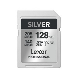 Lexar 雷克沙 SILVER系列 SD存储卡 银卡 128GB（U3、V30、UFS-I）