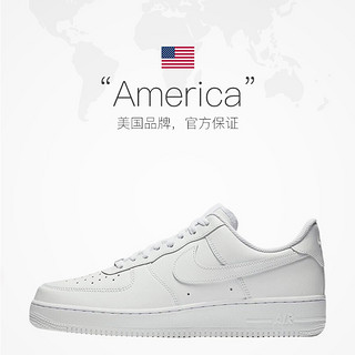 NIKE 耐克 AF1空军一号男款小白运动低帮板鞋 CW2288-111