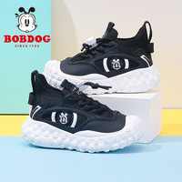 BoBDoG巴布豆童鞋女孩秋季跑步鞋男童2024新款轻便透气儿童运动鞋百搭休闲鞋