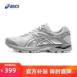 ASICS 亚瑟士 跑步鞋男鞋缓震回弹运动鞋舒适透气网面跑鞋 GEL-FLUX 4 灰色 42