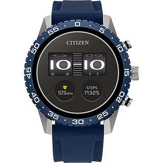 西铁城（CITIZEN）CZ Smart Gen 2 男士二代智能手表 44mm  蓝色