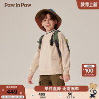 PawinPaw卡通小熊童装2024年秋冬新款男童圆领卫衣