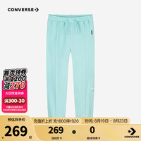 Converse匡威儿童装女童长裤2024秋季中大童男童休闲运动裤子 浅湖蓝 120/56