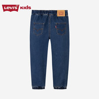 Levi's李维斯童装男童梭织牛仔长裤儿童休闲裤子 湖底蓝 130/56