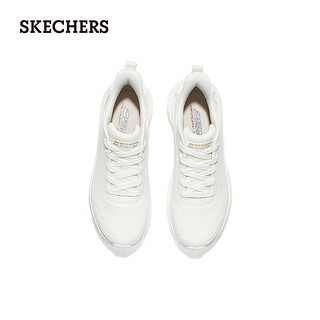 斯凯奇（Skechers）2024夏男女同款厚底休闲运动鞋缓震117483 白色/WHT 36