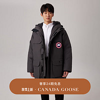 CANADA GOOSE Expedition 男士派克大衣经典升级大鹅羽绒服 2051M 66 石墨色 XS