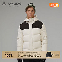 巍德（VAUDE）德国户外运动长款鹅绒服男女生同款防风保暖羽绒服外套elmo650蓬 【短款】浅米色-VG2233522 M