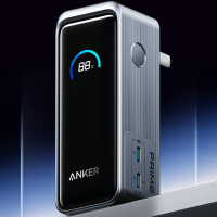 安克 A1339 Prime二合一氮化镓充电宝 黑色 9600mAh 65W