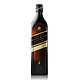  JOHNNIE WALKER 尊尼获加 经典威士忌洋酒12年黑牌黑方 尊尼获加醇黑黑方700mL1瓶无盒　