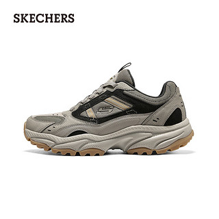 斯凯奇（Skechers）炫酷厚底户外鞋237740 自然色/黑色/NTBK 40