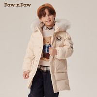 PawinPaw卡通小熊童装2024年秋冬男女童羽绒服 Ivory象牙色/39 110cm