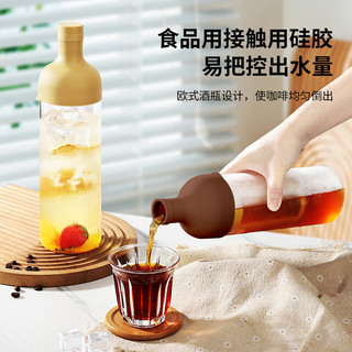 PAKCHOICE冷萃壶冷萃杯咖啡过滤壶家用大容量玻璃冷萃咖啡壶泡茶壶