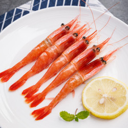 美加佳 北极甜虾刺身1kg 90-120只 解冻即食