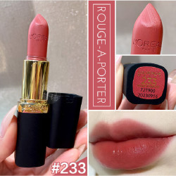 lorealparis巴黎欧莱雅欧莱雅loreal口红哑光初吻小钢笔保湿雾面持久