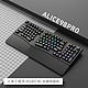 FeisKeyBor FEKER Alice98pro 机械键盘 雅墨黑-有线汉白玉轴（送手托）