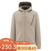凡客诚品(VANCL)重工连帽空气层开衫运动休闲外套男士夹克