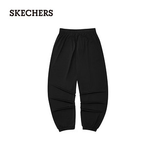 斯凯奇（Skechers）春夏女运动长裤速干抗紫外线舒适L224W075 碳黑/0018 XL