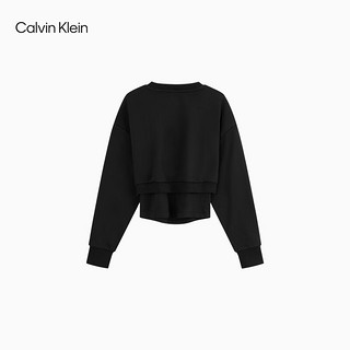 Calvin Klein Jeans24秋季女士ck时尚内搭背心潮流短款卫衣两件套J224599 BEH-太空黑 M